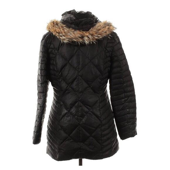 Marc NY Black Puffer with Hood - Picture 2 of 2